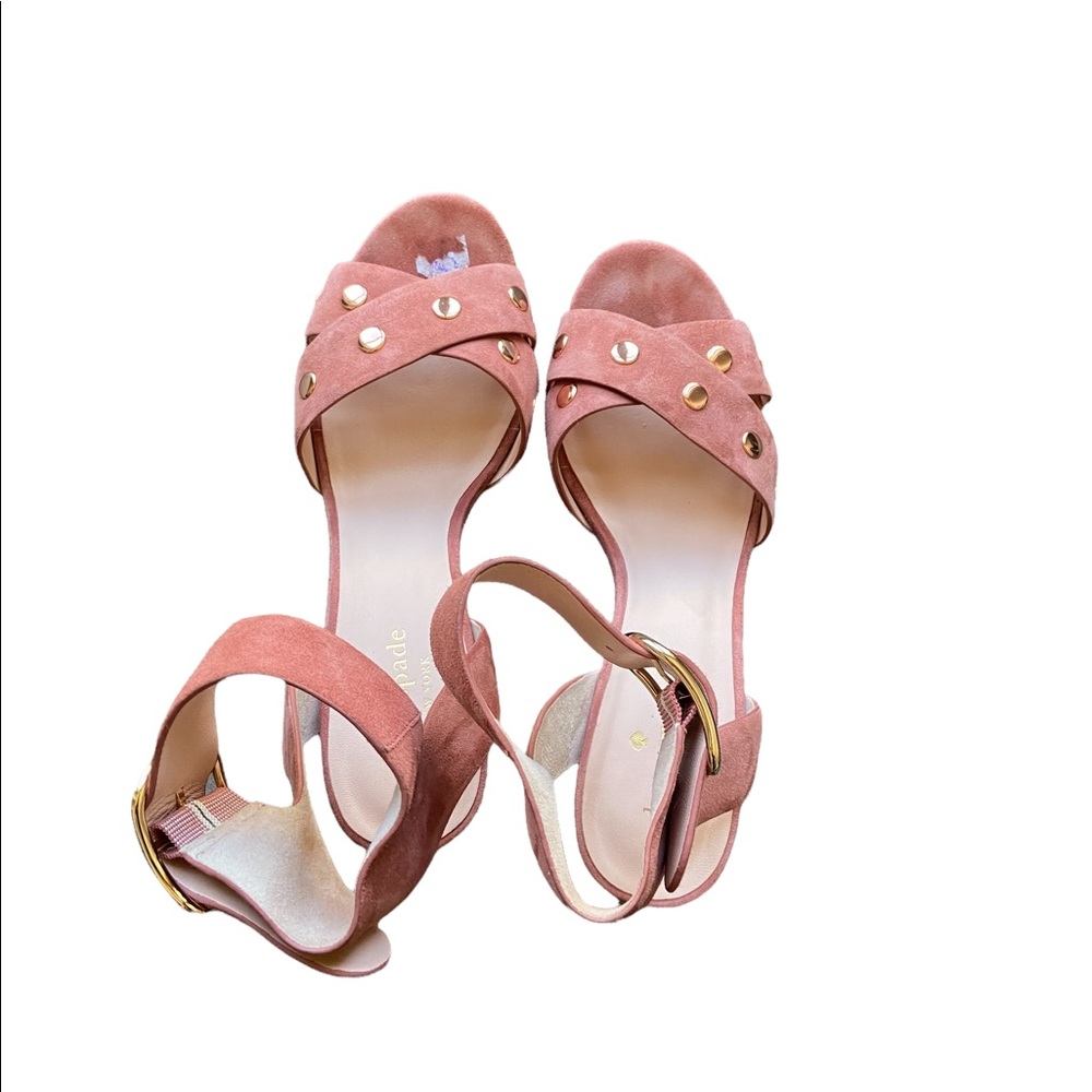 Kate Spade Oakwood Cumin Ankle Heels Sandals - Picture 6 of 15